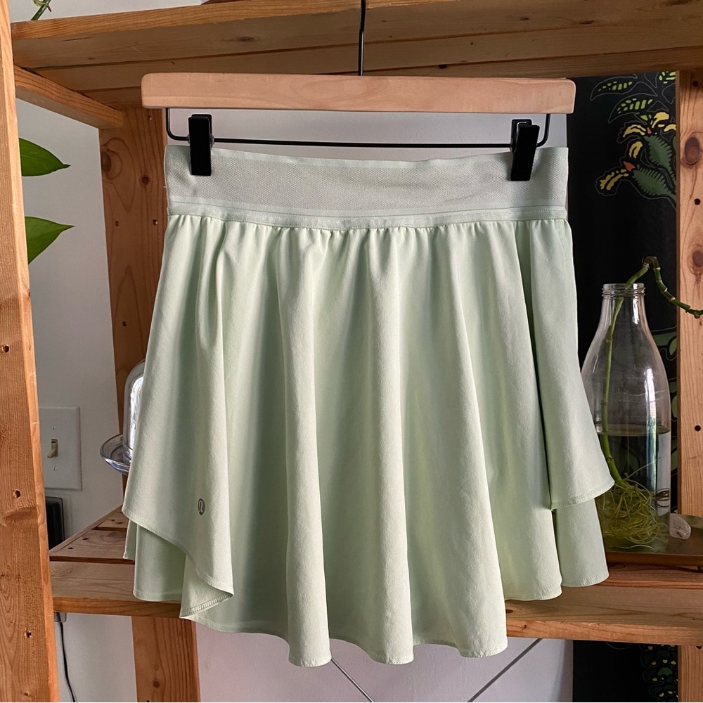 Lululemon Mint Green Court Rival High-Rise Skirt Skort 6 - Picture 5 of 15